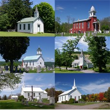 Country Churches Note Cards